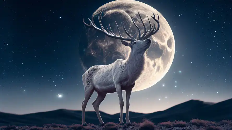 4k剪影壁纸-夜晚 - 夜空-山脉「哲风壁纸」