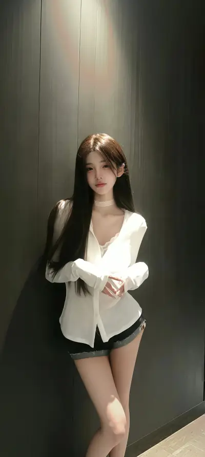 4k美女壁纸 - 辣妹 - 长发 - 大长腿「哲风壁纸」