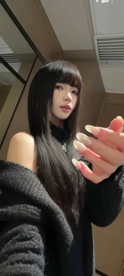 4k人像壁纸 - 冷感 - 室内 - 美女「哲风壁纸」