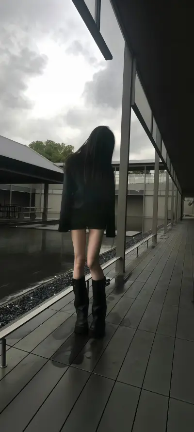 4k美女壁纸 - 美腿 - 背影 - 街拍「哲风壁纸」