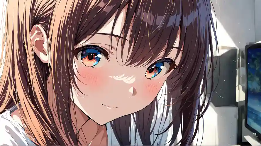 4k动漫壁纸-头像 - 室内-少女「哲风壁纸」
