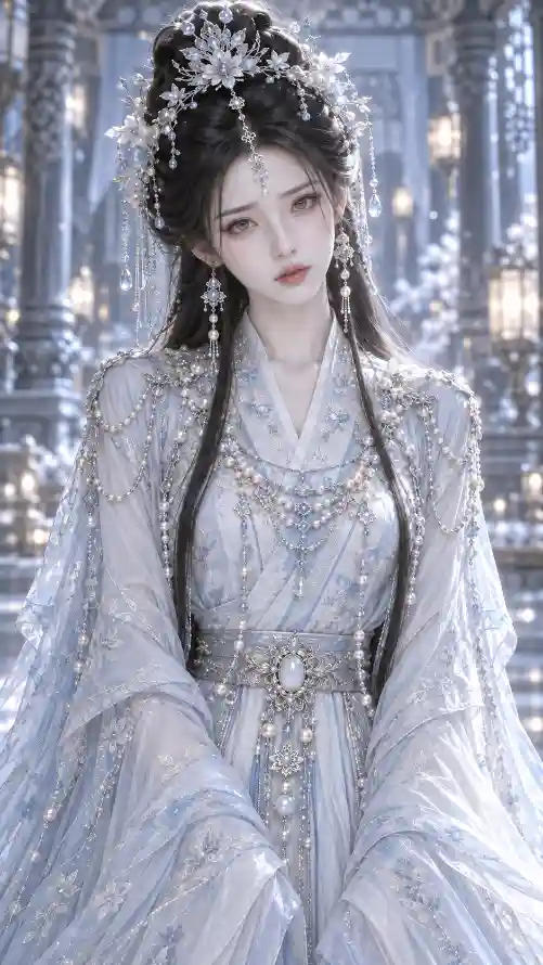 4k仙气壁纸 - 国风 - 汉服 - 灯笼「哲风壁纸」