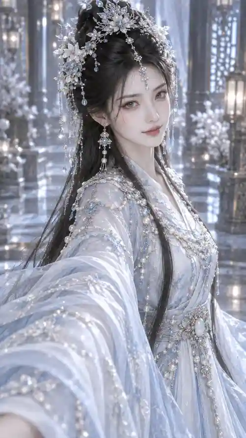 4k光斑壁纸 - 宫殿 - 汉服 - 流光「哲风壁纸」