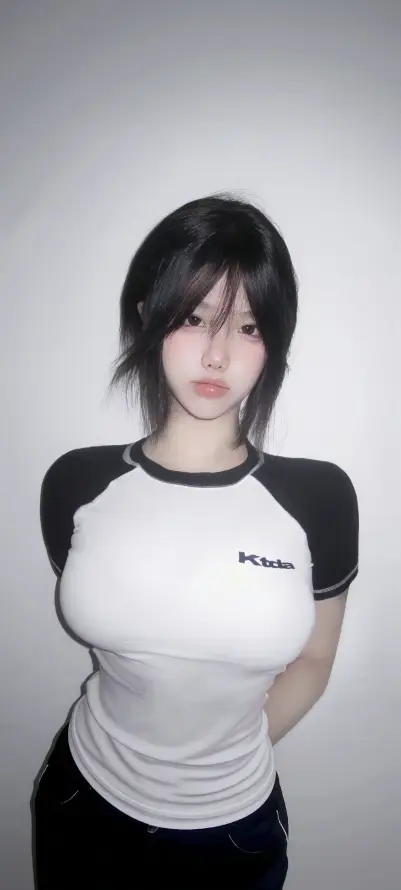 4k少女壁纸 - 短发 - 美女 - 辣妹「哲风壁纸」