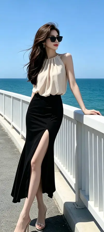 4k墨镜壁纸 - 夏日 - 海景 - 海边「哲风壁纸」