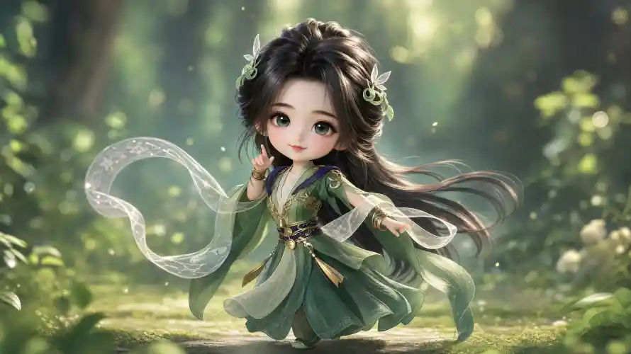 3kQ版壁纸-仙气 - 可爱-林间「哲风壁纸」