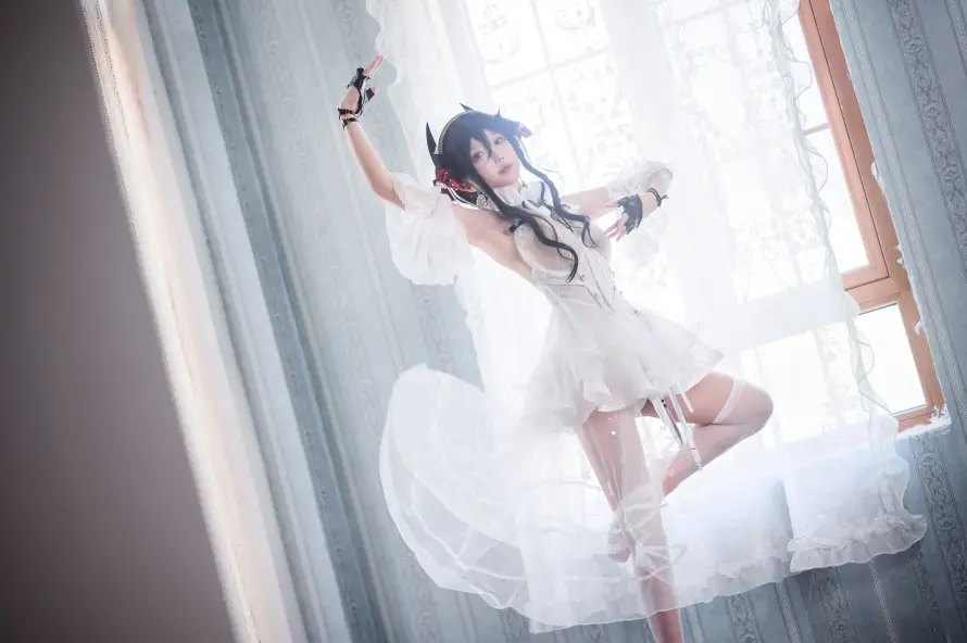 4k人像壁纸-发饰 - 少女-窗边「哲风壁纸」