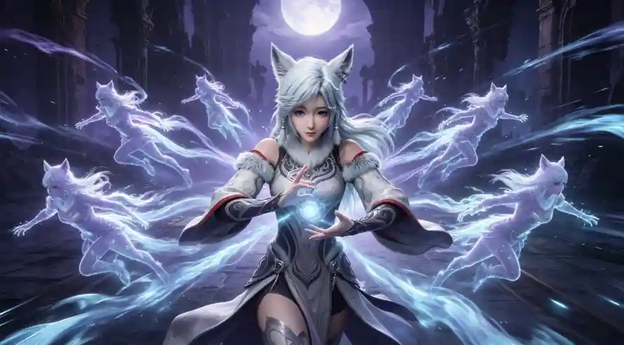 3k仙侠壁纸-国风 - 幻术-月夜「哲风壁纸」