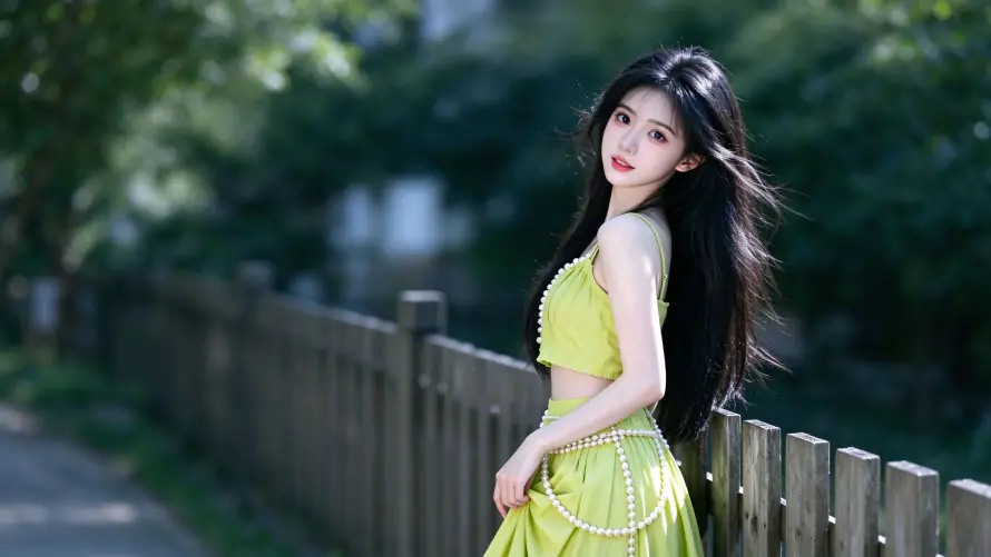 4k人像壁纸 - 回眸 - 黑发 - 侧脸杀「哲风壁纸」 4k人像壁纸 - 回眸 - 黑发 - 侧脸杀「哲风壁纸」