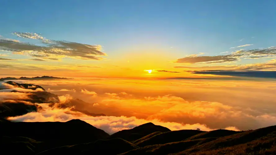 4k云层壁纸-云海 - 夕阳-天空「哲风壁纸」