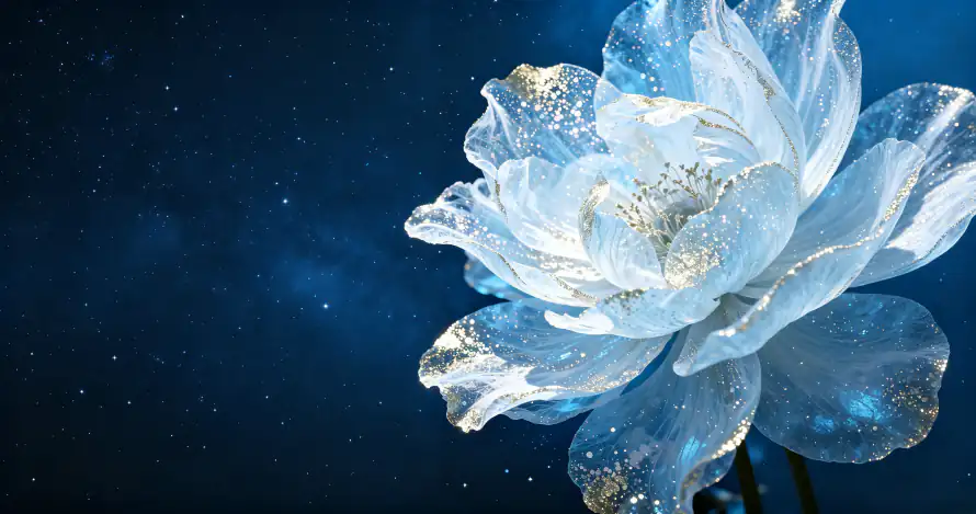 3k发光壁纸-星光 - 微距花卉-梦幻花朵「哲风壁纸」