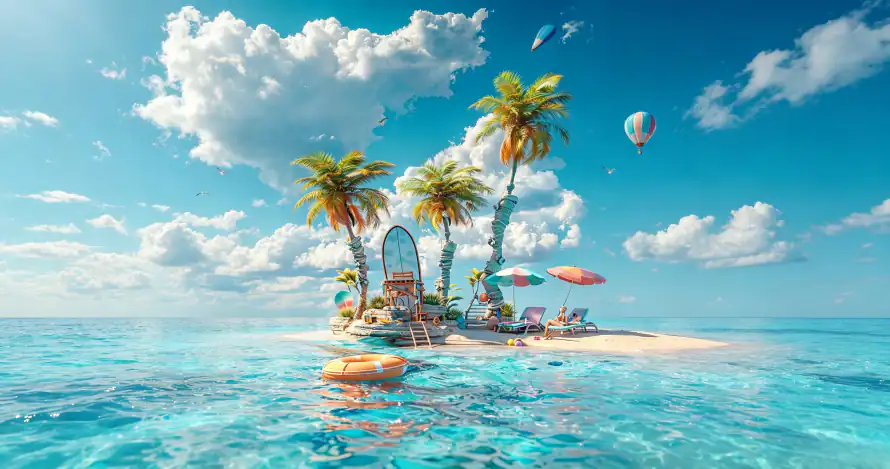 4k壁纸壁纸 - 热带海岛 - 电脑壁纸 - wallpaper「哲风壁纸」