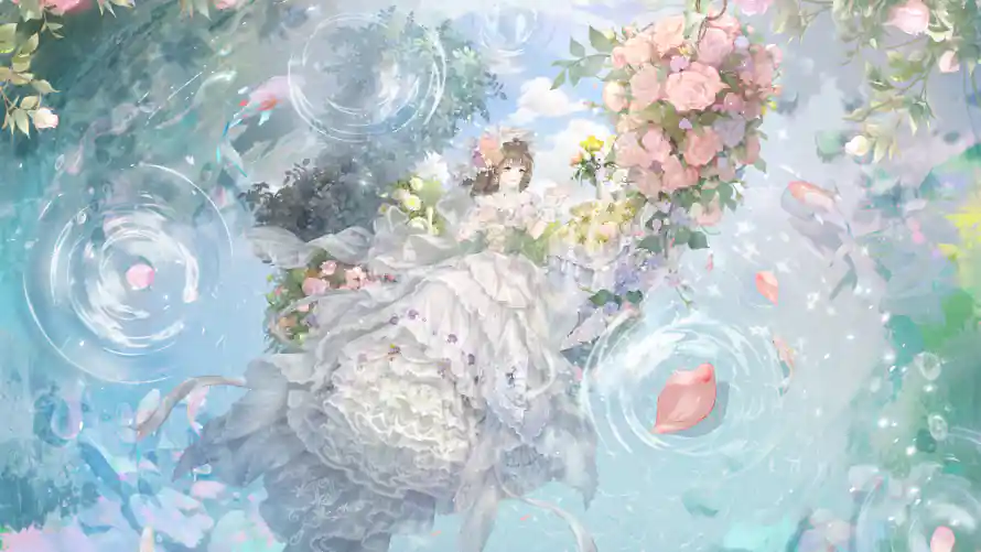 4k少女壁纸-暖暖 - 梦幻-水面「哲风壁纸」 4k少女壁纸-暖暖 - 梦幻-水面「哲风壁纸」