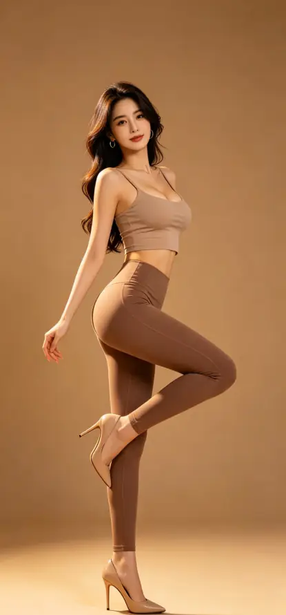 4k性感壁纸 - 棚拍 - 美女 - 好身材「哲风壁纸」