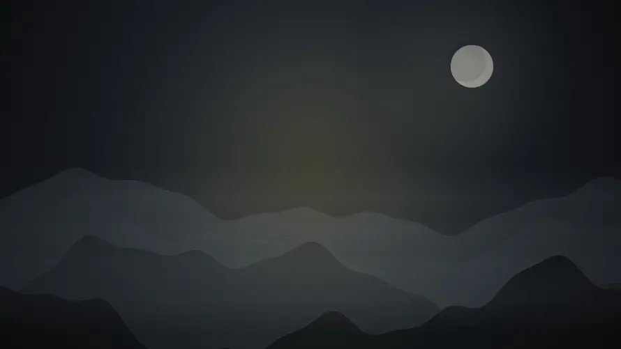 4k云海壁纸-云雾 - 剪影-夜晚「哲风壁纸」