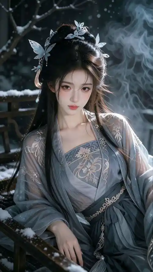 4k冬季壁纸 - 古装 - 国风 - 汉服「哲风壁纸」