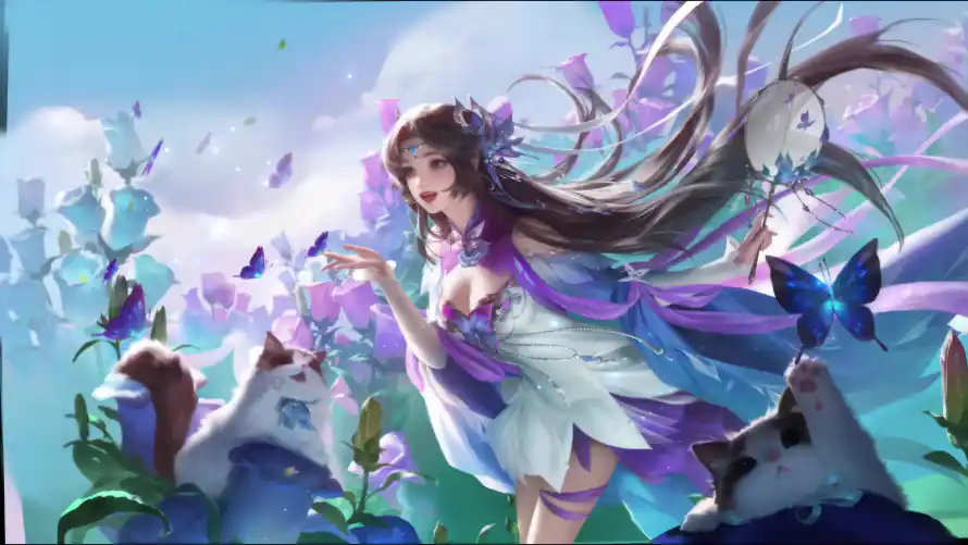 4k插画壁纸 - 曹华 - 梦幻 - 猫咪「哲风壁纸」