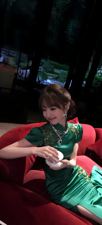 4k优雅壁纸 - 国风 - 盘发 - 茶杯「哲风壁纸」