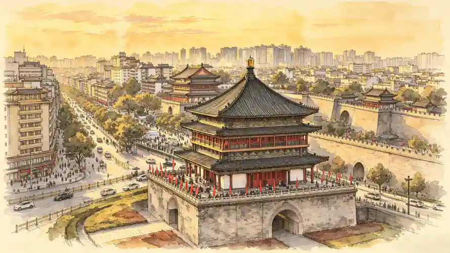4k街景壁纸 - 车流 - 钟楼 - 黄昏「哲风壁纸」 4k街景壁纸 - 车流 - 钟楼 - 黄昏「哲风壁纸」