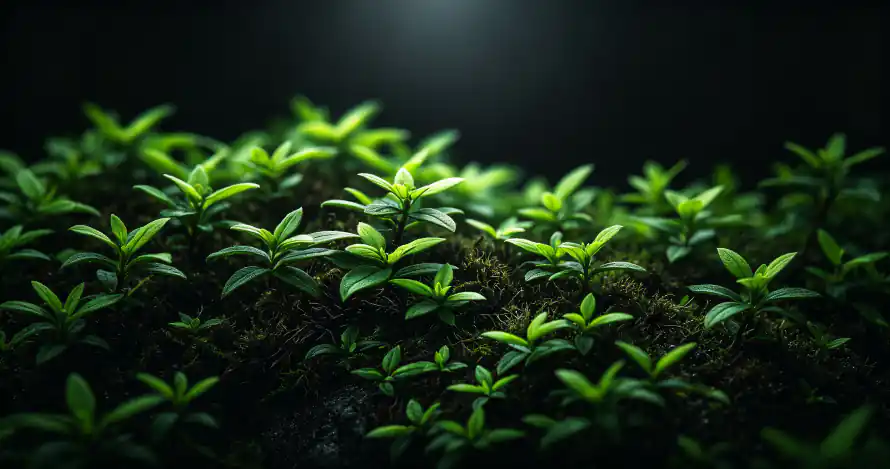 4k光影壁纸 - 嫩芽 - 微距 - 新芽「哲风壁纸」