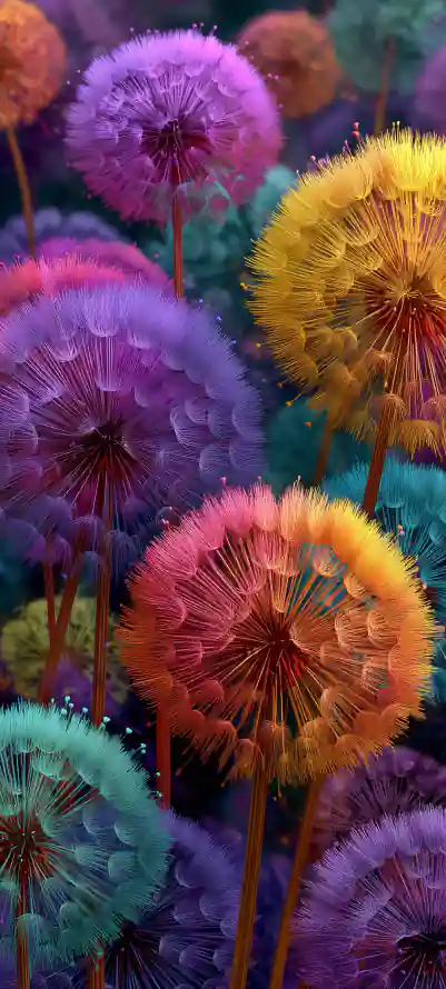 4k手机壁纸 - 插画 - 治愈 - 紫色「哲风壁纸」