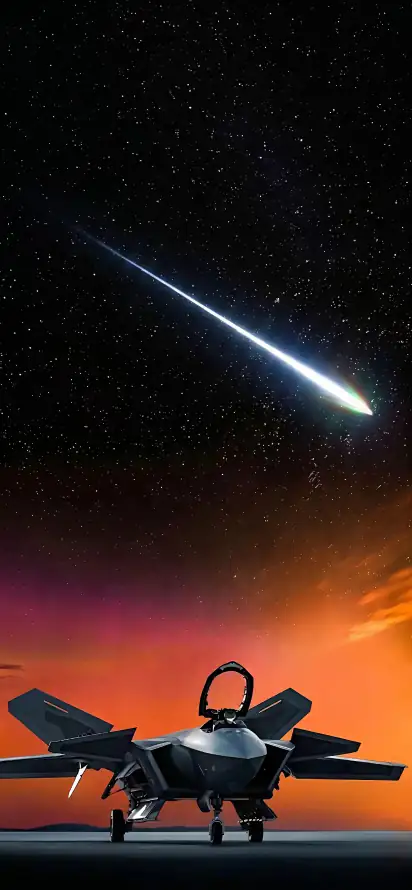 4k军事壁纸 - 手机 - 星空 - 暮色「哲风壁纸」