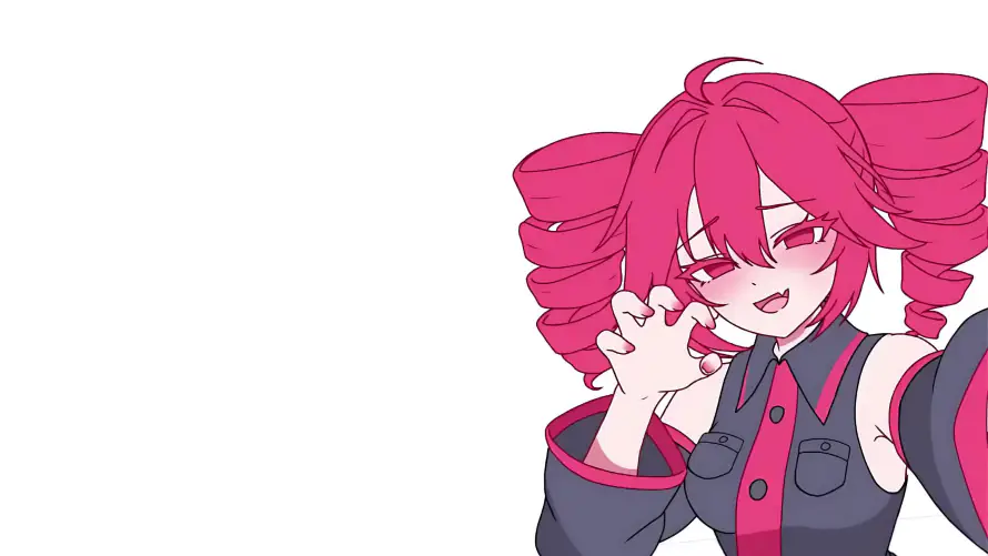 3k制服壁纸-少女 - 眨眼-红发「哲风壁纸」
