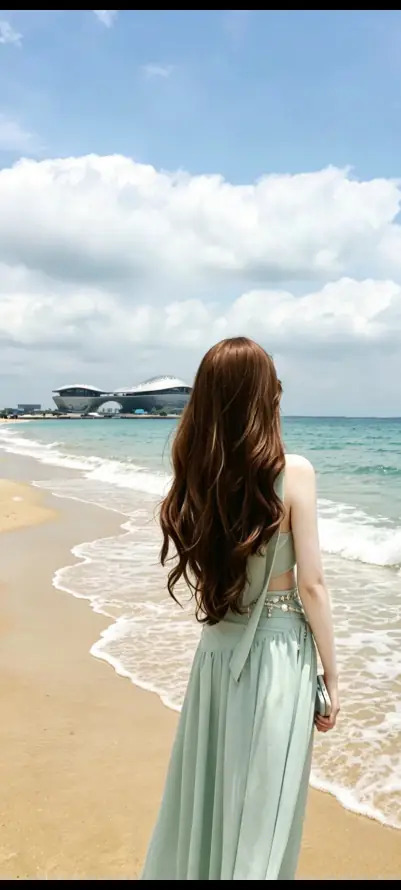 4k度假壁纸 - 沙滩 - 海景 - 海浪「哲风壁纸」