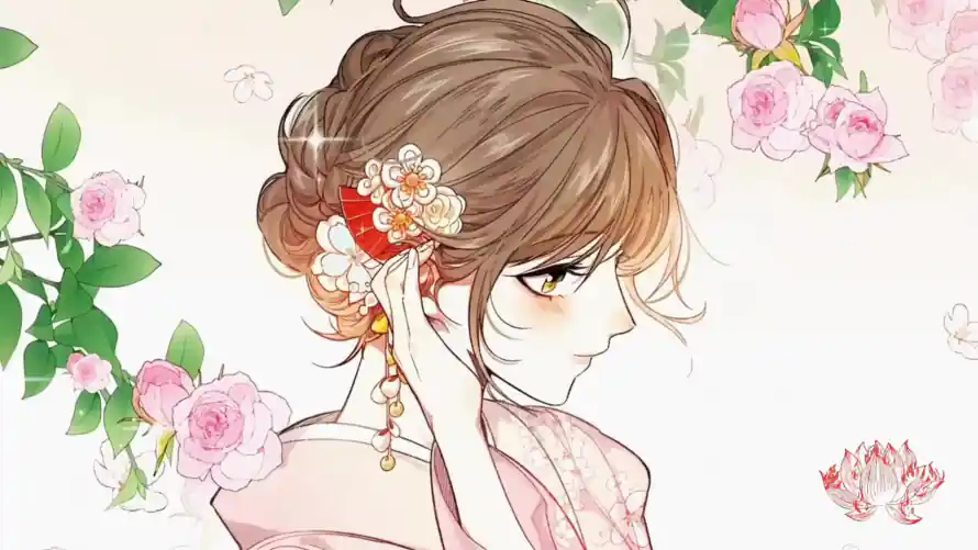 4k侧脸壁纸-发饰 - 国风-插画「哲风壁纸」