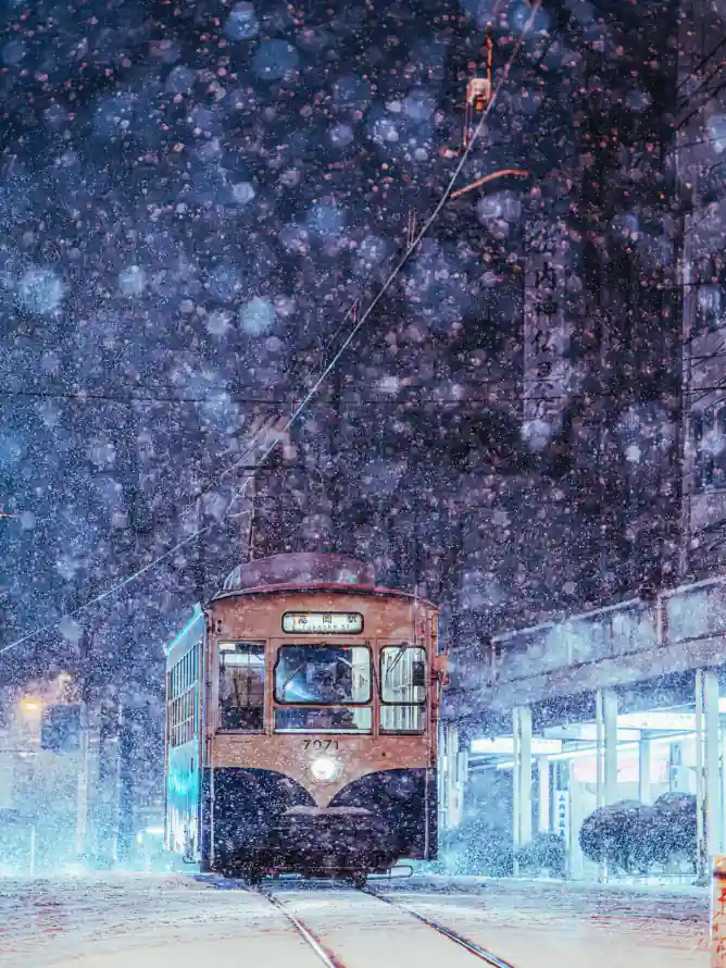 4k下雪壁纸 - 冬夜 - 冬日 - 夜景「哲风壁纸」 4k下雪壁纸 - 冬夜 - 冬日 - 夜景「哲风壁纸」