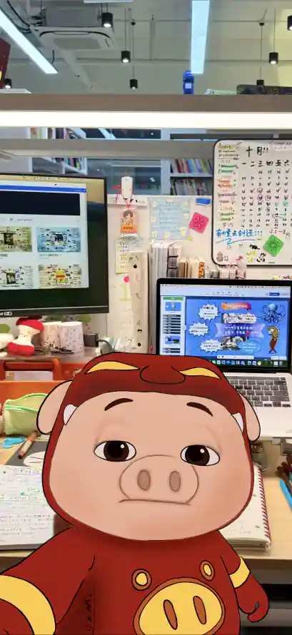4k卡通壁纸 - 电脑 - 自拍 - 办公室「哲风壁纸」