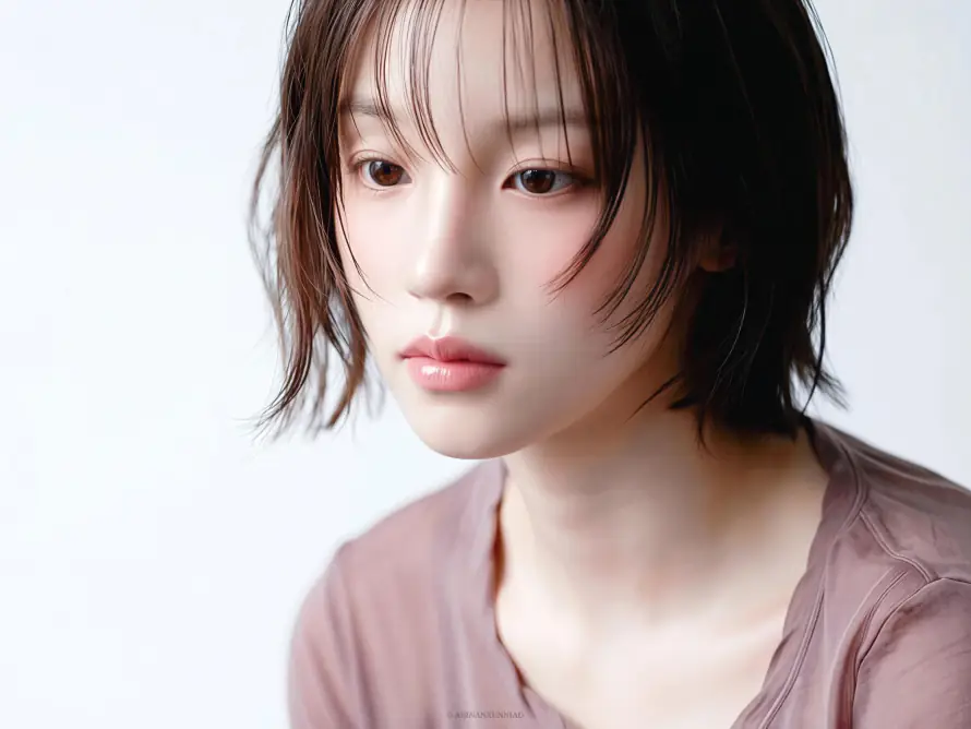 4k侧颜壁纸 - 淡妆 - 爱豆 - 短发「哲风壁纸」 4k侧颜壁纸 - 淡妆 - 爱豆 - 短发「哲风壁纸」