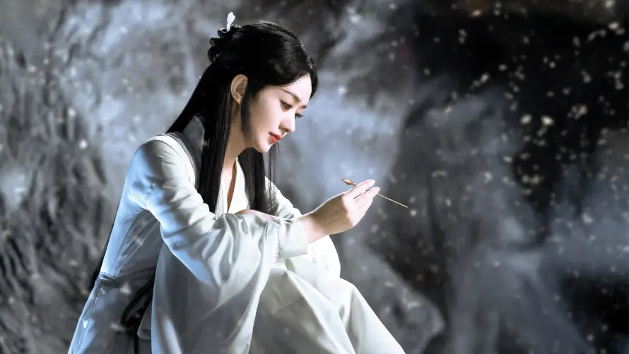 2k仙侠壁纸-侧脸 - 发簪-古风「哲风壁纸」