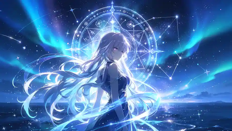 4k侧脸壁纸 - 原神 - 星光 - 星空「哲风壁纸」