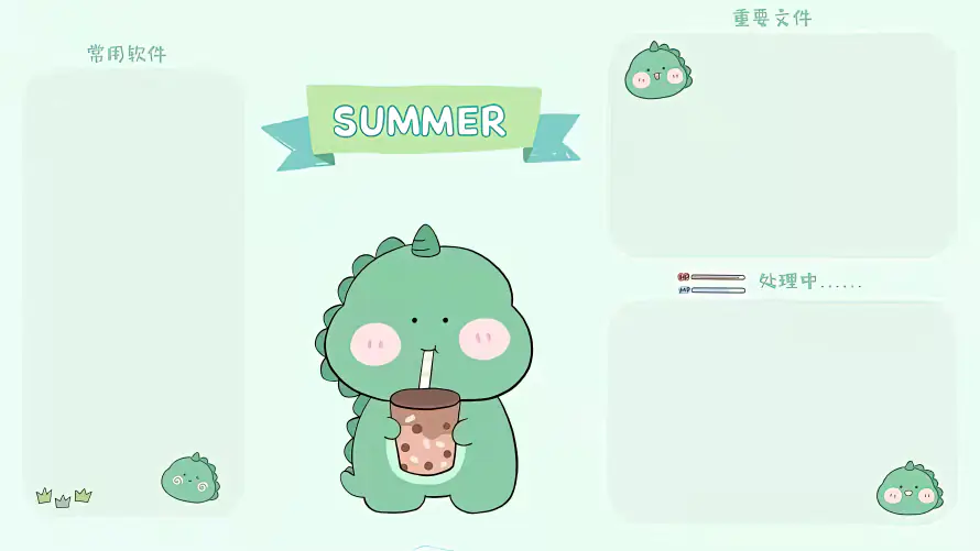 5kQ版壁纸-卡通 - 可爱-夏日「哲风壁纸」