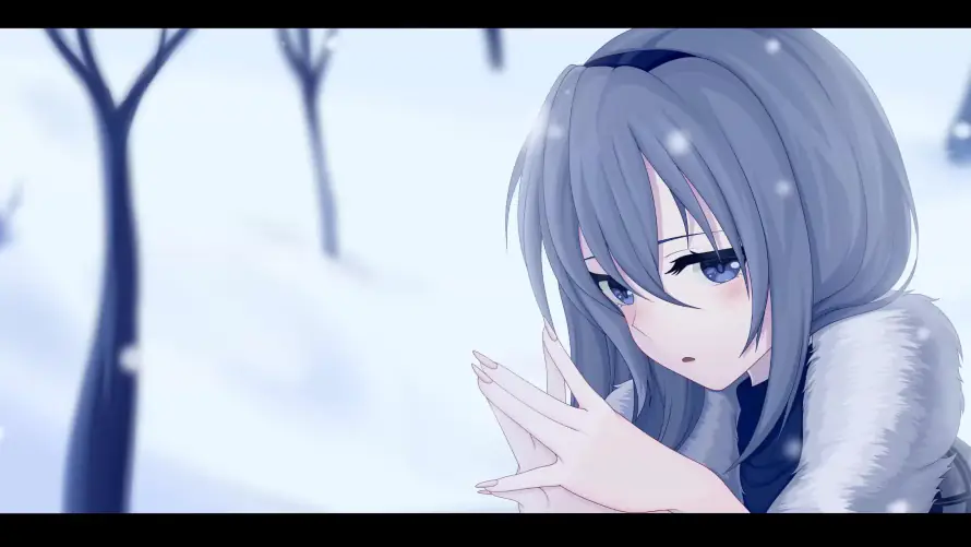 3k坂上智代动态壁纸｜雪中少女背景视频 - CLANNAD冬日雪景「哲风壁纸」