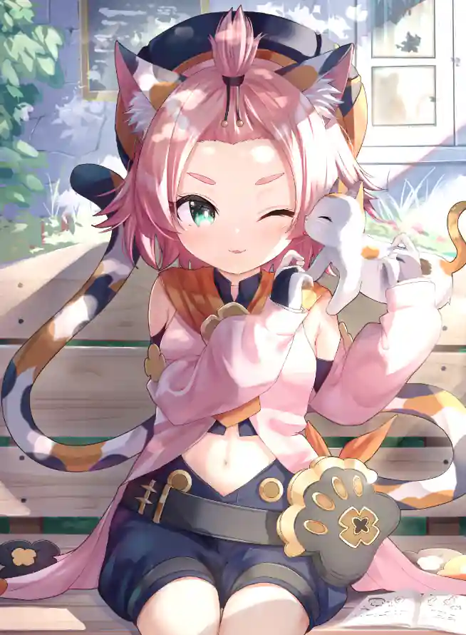 4k原神壁纸 - 猫尾 - 迪奥娜 - wink「哲风壁纸」
