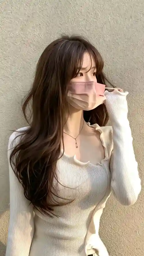 4k手机壁纸 - 美女 - 长发 - 项链「哲风壁纸」