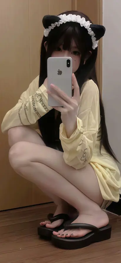 4k美女壁纸 - 自拍 - 露腿 - 室内场景「哲风壁纸」