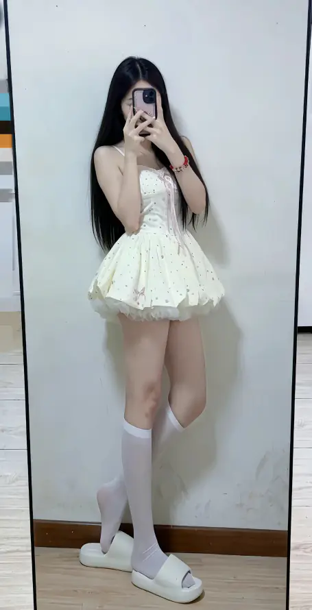 4k少女壁纸 - 细腿 - 🔥 - 对镜自拍「哲风壁纸」