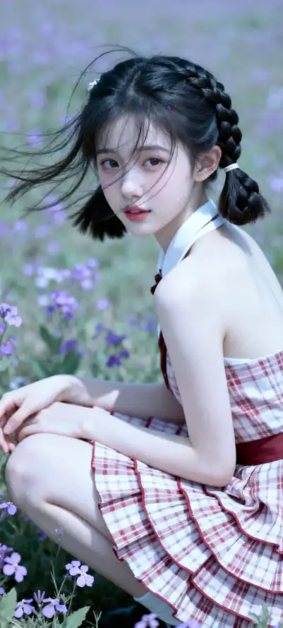 4k少女壁纸 - 纯欲 - 蹲姿 - 黑发「哲风壁纸」 4k少女壁纸 - 纯欲 - 蹲姿 - 黑发「哲风壁纸」
