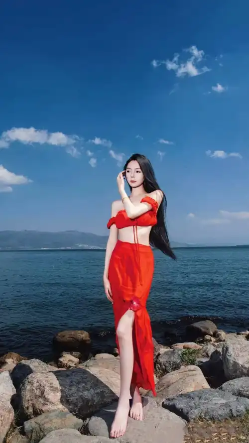 4k美女壁纸 - 赤足 - 人像写真 - 开叉长裙「哲风壁纸」 4k美女壁纸 - 赤足 - 人像写真 - 开叉长裙「哲风壁纸」