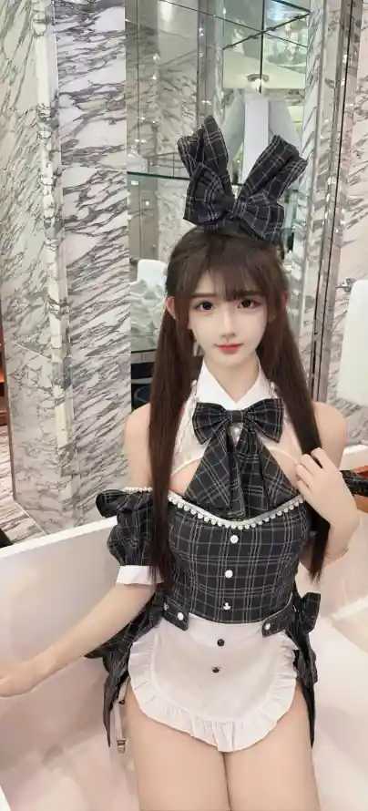4k🔥壁纸 - 女仆装 - 齐刘海 - 室内场景「哲风壁纸」