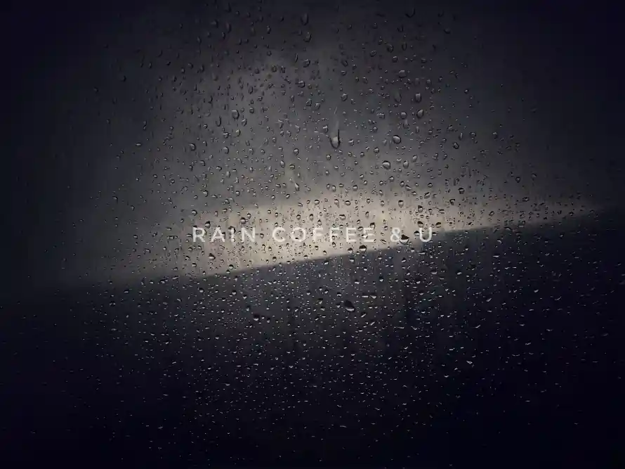 5kHH壁纸-暗调 - 玻璃-雨夜「哲风壁纸」