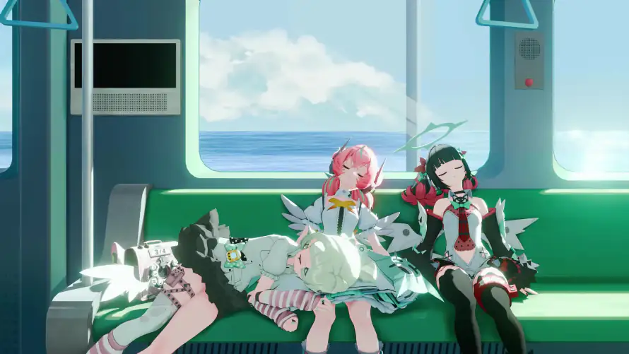 4k千夏壁纸-少女 - 海景-熟睡「哲风壁纸」