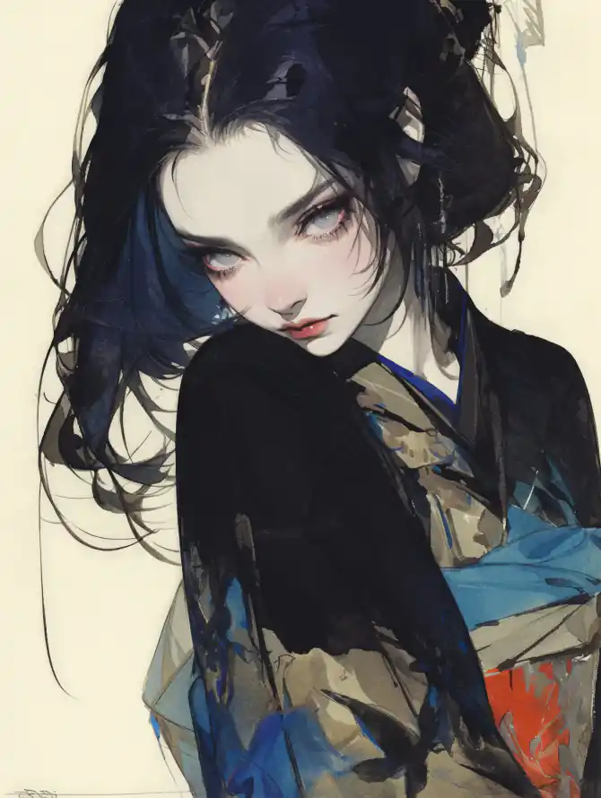 4k人像壁纸 - 冷艳 - 哥特 - 女孩「哲风壁纸」