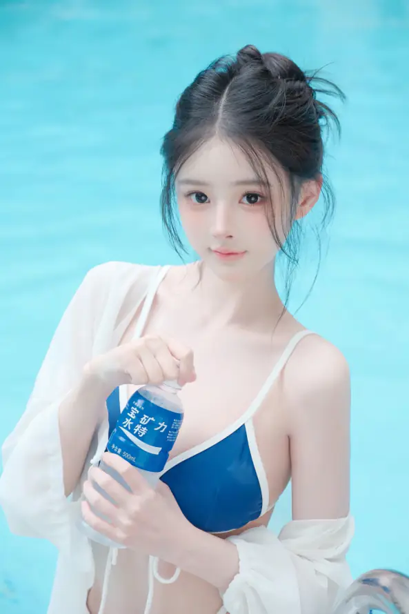 4k盘发壁纸 - 黑发 - 夏日氛围 - 泳池美女「哲风壁纸」 4k盘发壁纸 - 黑发 - 夏日氛围 - 泳池美女「哲风壁纸」