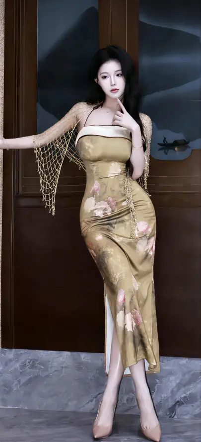 4k御姐壁纸 - 美女 - 大长腿 - 开叉裙「哲风壁纸」