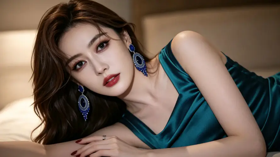 3k壁纸壁纸-美女 - 优雅气质-室内写真「哲风壁纸」