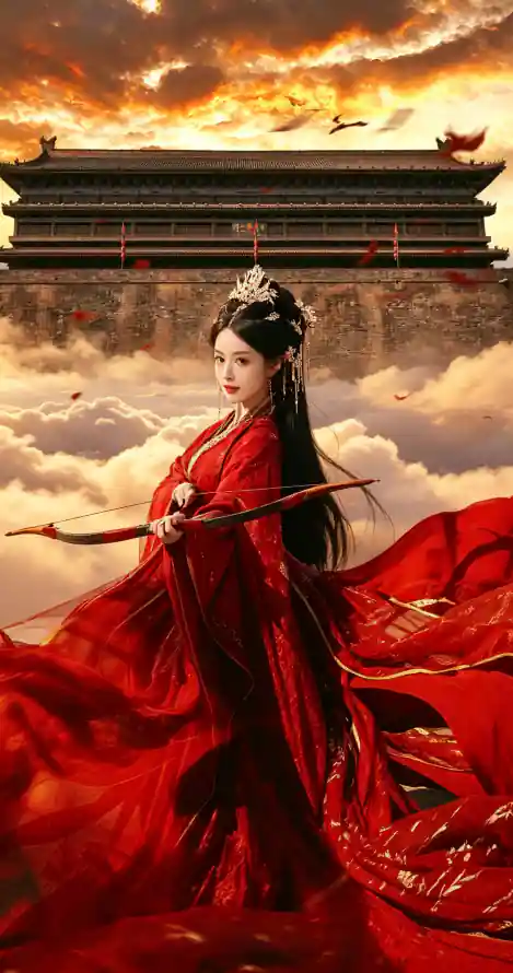 4k云海壁纸 - 发冠 - 古风 - 国风「哲风壁纸」